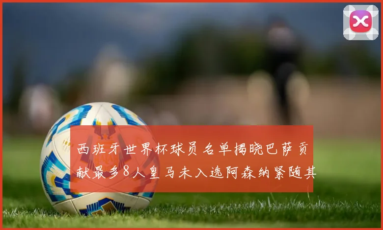 西班牙世界杯球员名单揭晓巴萨贡献最多8人皇马未入选阿森纳紧随其后3人并列第二